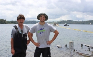 Father and son duo take hands-on approach to protect Rotorua lakes